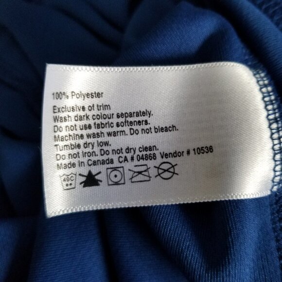 Mountain Equipment Cycling Shirt LG Blue Half Zip Long Sleeve Biking Running - Picture 4 of 5